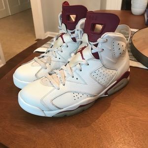 Jordan 6 shoes (Maroon)